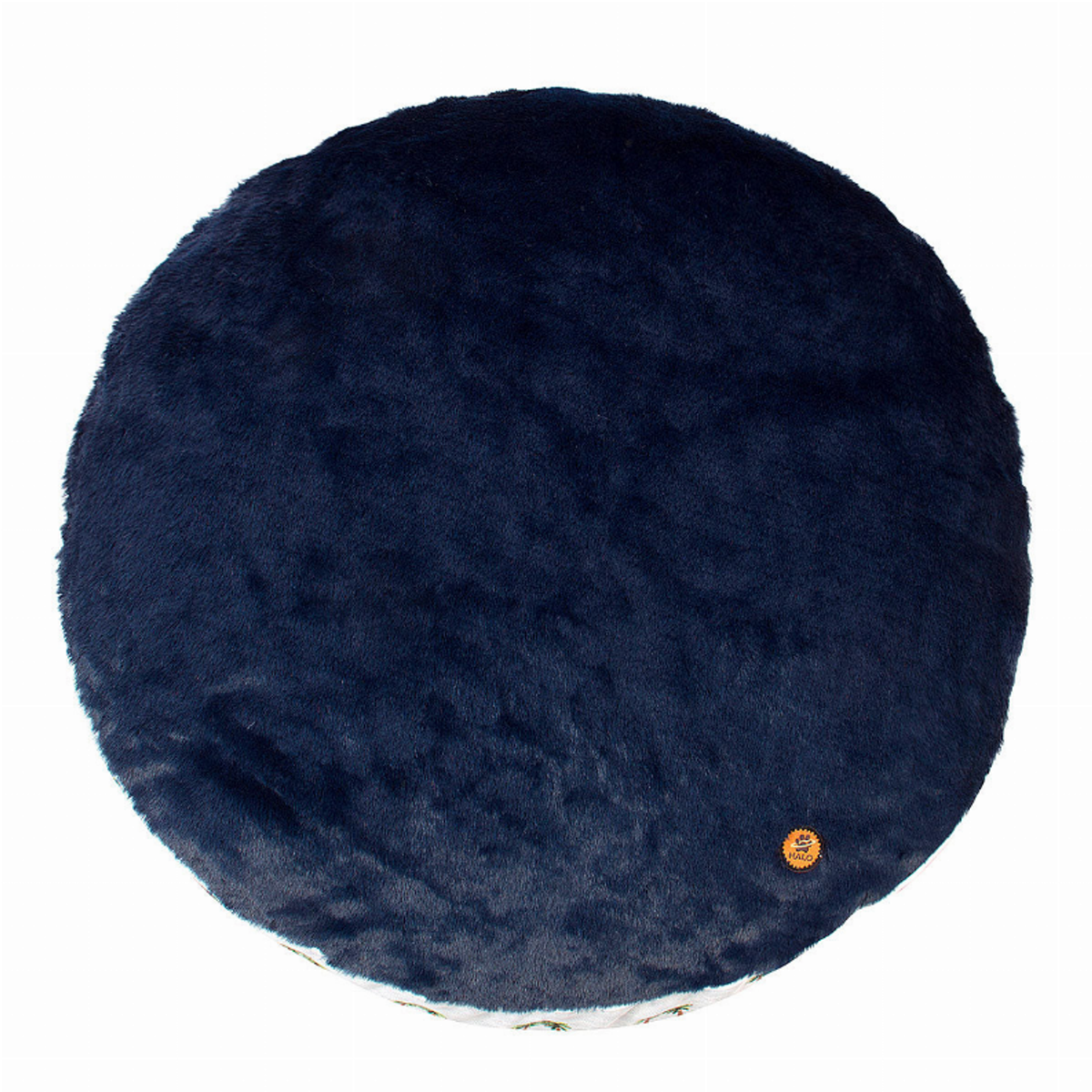 Halo Palm Trees Round Dog Bed