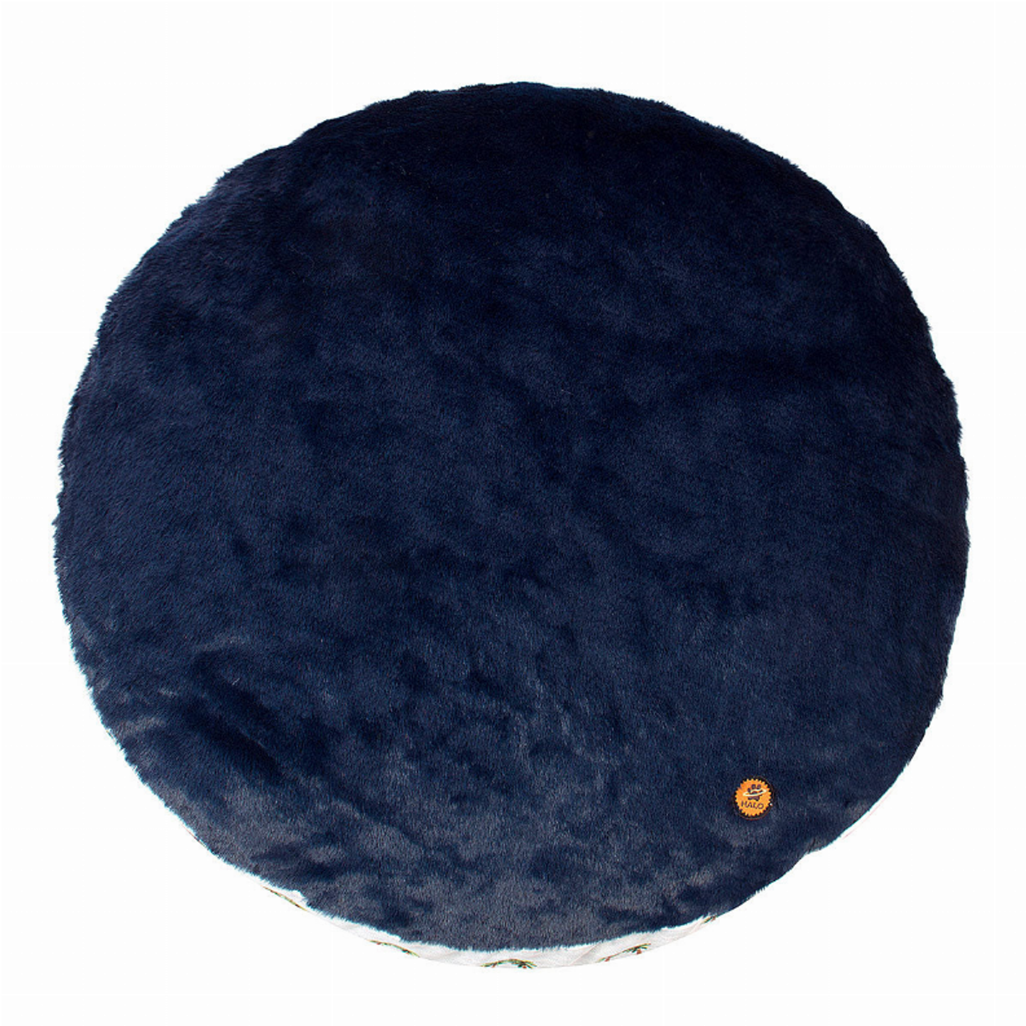 Halo Palm Trees Round Dog Bed