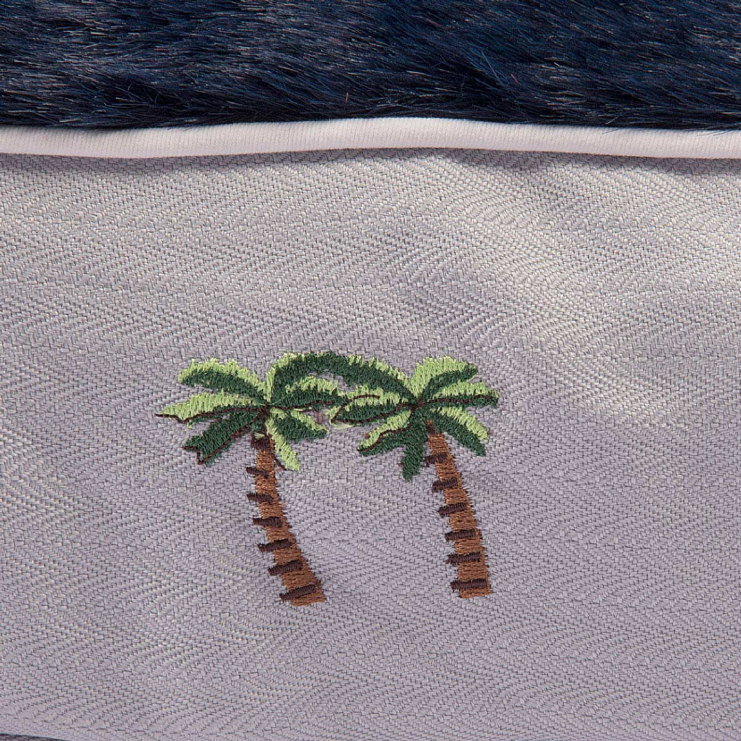 Halo Palm Trees Rectangular Dog Bed