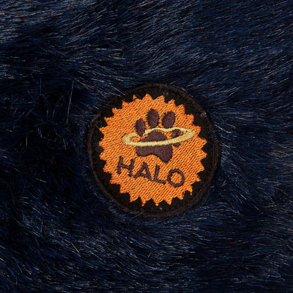 Halo Snowflake Round Dog Bed