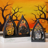 Halloween Pumpkin Lanterns LED Handheld Lights for Kids Party Decorations