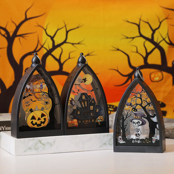 Halloween Pumpkin Lanterns LED Handheld Lights for Kids Party Decorations product image 3