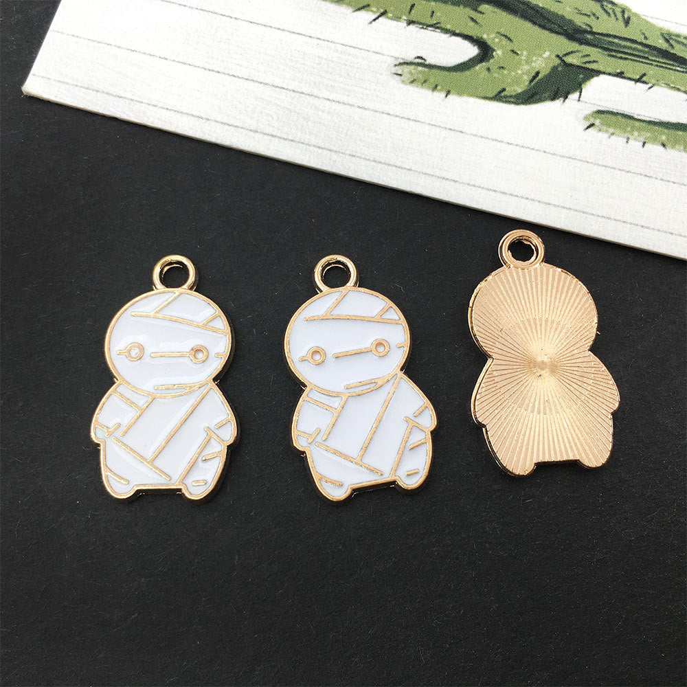 Halloween Oil-Drip Alloy Pendant Charms