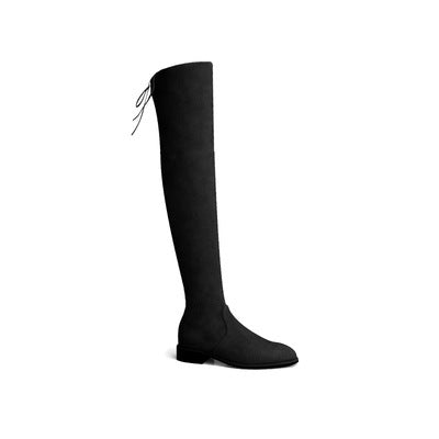 Women's elastic over-the-knee suede boots, photo 6