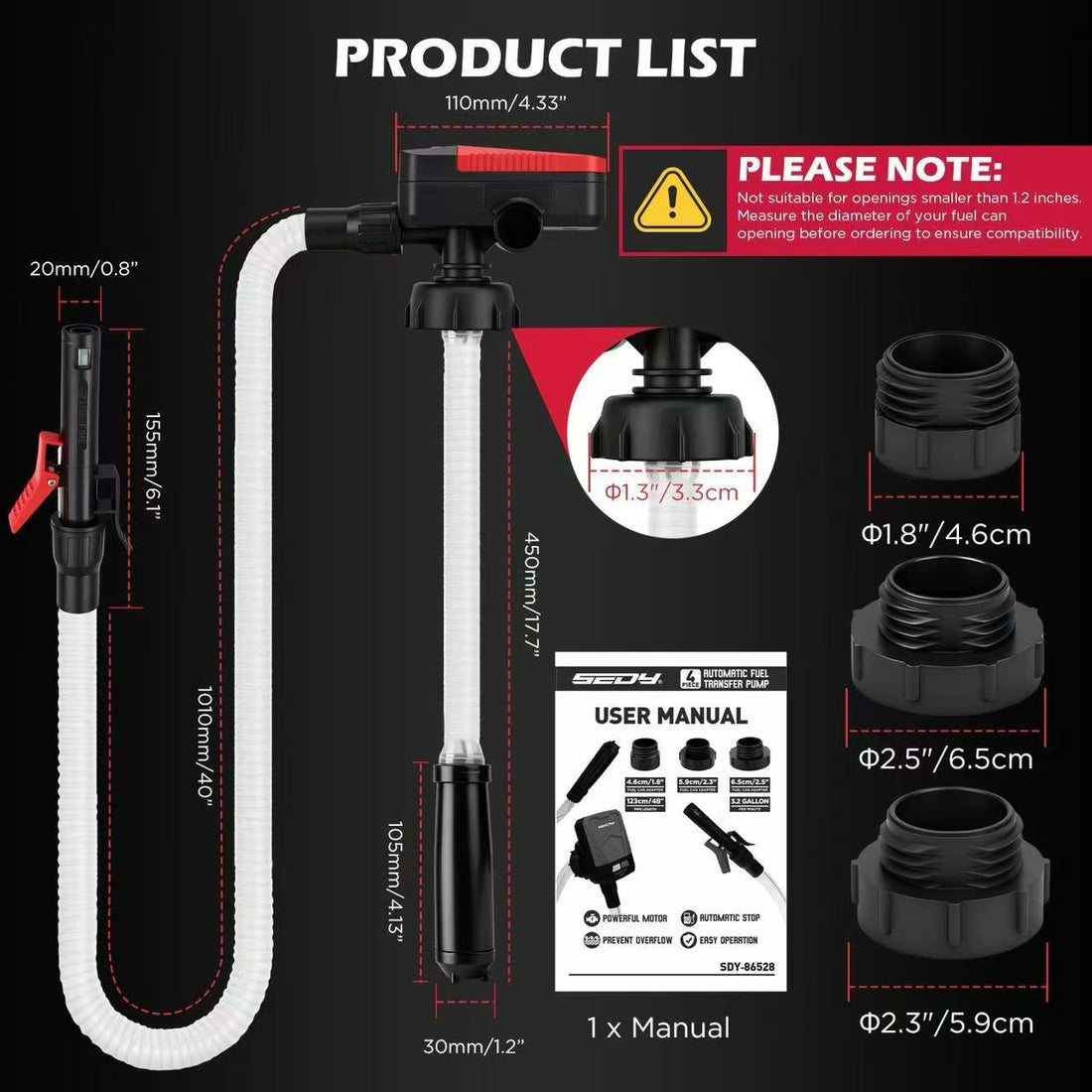 Manual Self-Stopping Oil Fluid Extractor Pump product image 2
