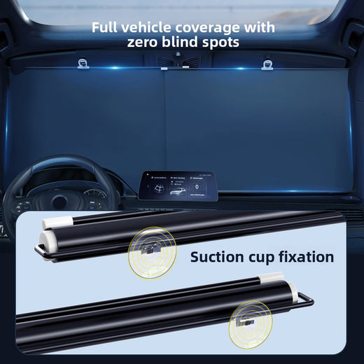 Automatic Retractable Car Sunshade Curtain