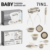 Baby Bath Tub with Bracket and Drying Rack