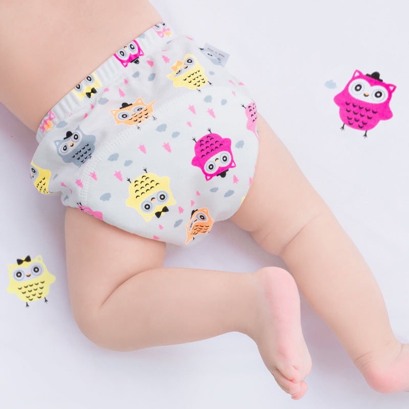 Washable Cotton Training Diaper Pants