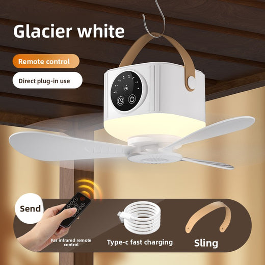 Portable Rechargeable USB Fan with Remote Control