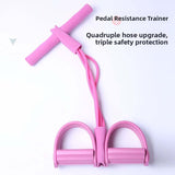 Pedal Tensioner Fitness Set with Elastic Tubes