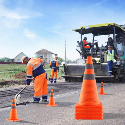 18-Inch Collapsible Traffic Safety Cones main product photo