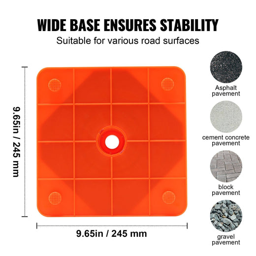 18-Inch Collapsible Traffic Safety Cones product feature detail