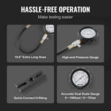 18-Piece Diesel Compression Gauge Set in-use view