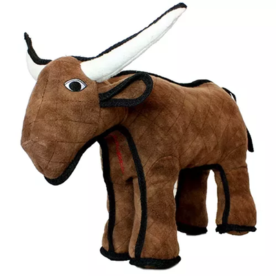 Tuffy Barnyard Bull Dog Toy