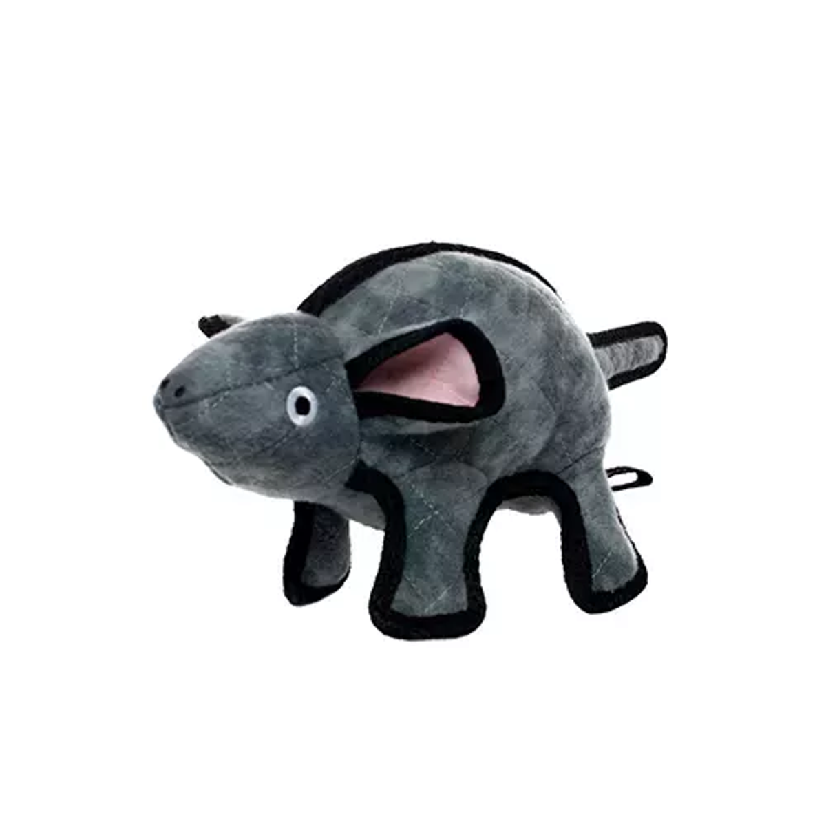 Tuffy Barnyard Mouse Gray Dog Toy