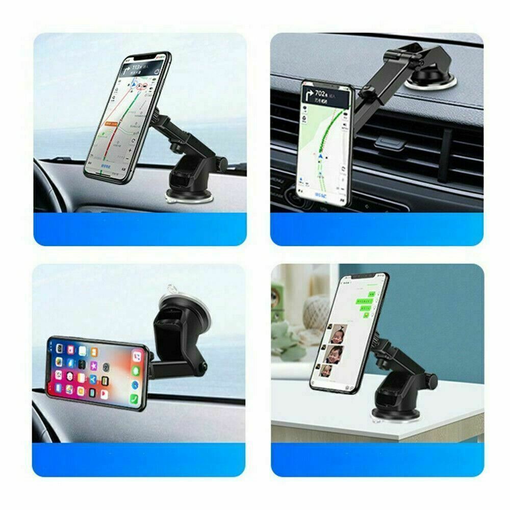 Suction cup mount fitting a phone with protective case