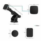 Dashboard phone mount with adjustable arm extended