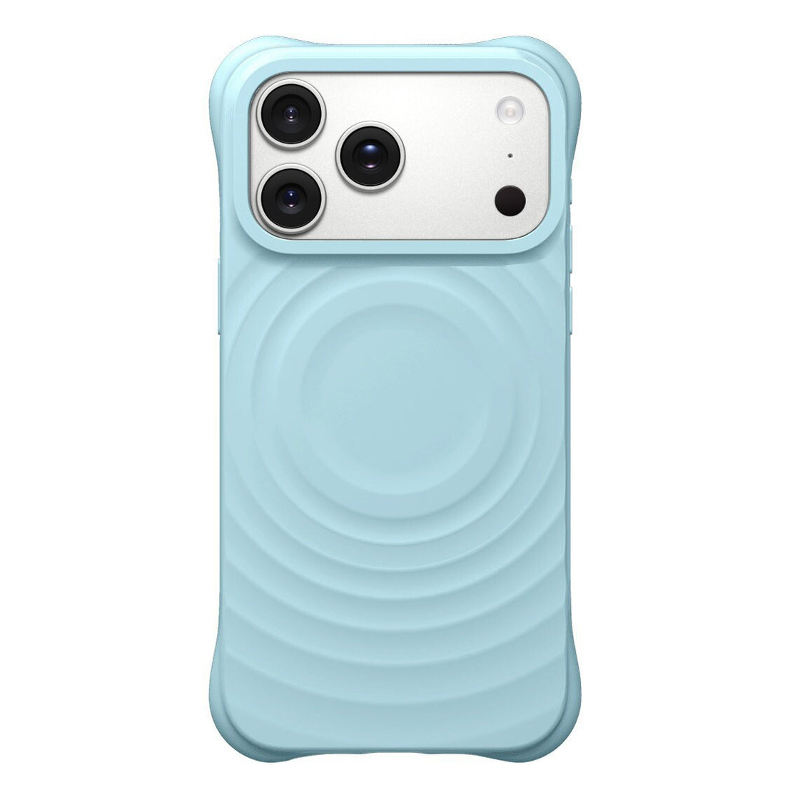 Magnetic Liquid Silicone Wave Pattern Phone Case