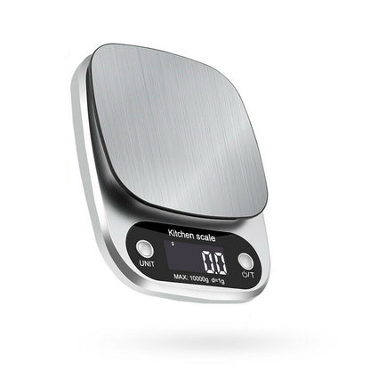 Digital kitchen scale in baking prep lifestyle