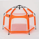 Folding no-installation children's tent