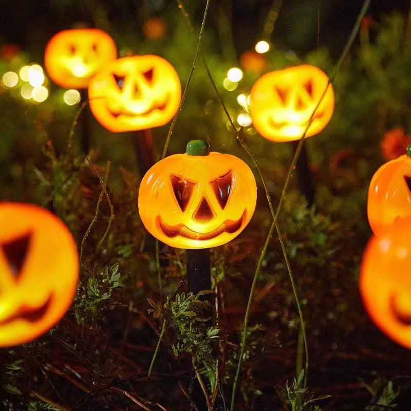 Solar Pumpkin Garden Lights
