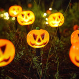 Solar Pumpkin Garden Lights