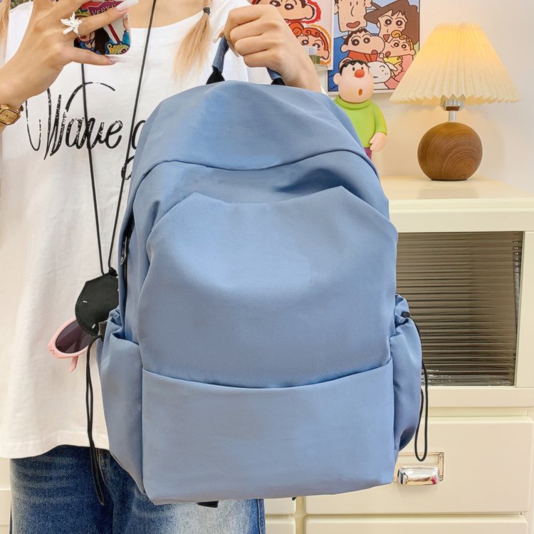 Lightweight Nylon Backpack Large Capacity School Travel Bag