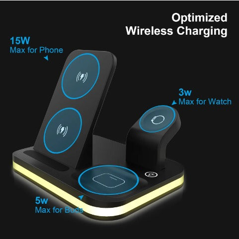 Wireless phone charger compact body detail