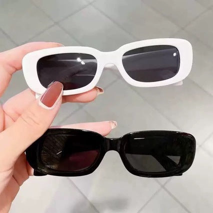 Candy-Colored Rectangular Gradient Sunglasses
