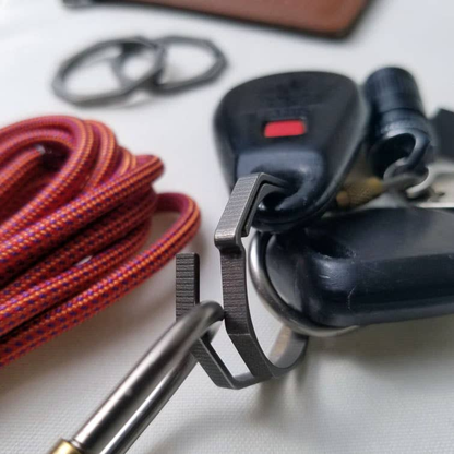 Thoriam Octagon Titanium Keyring