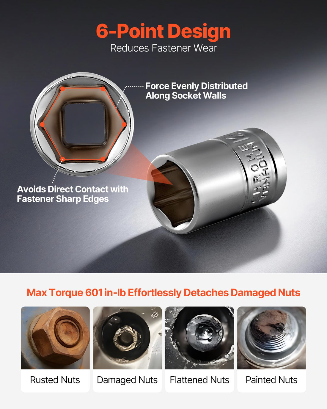 6-point socket design diagram