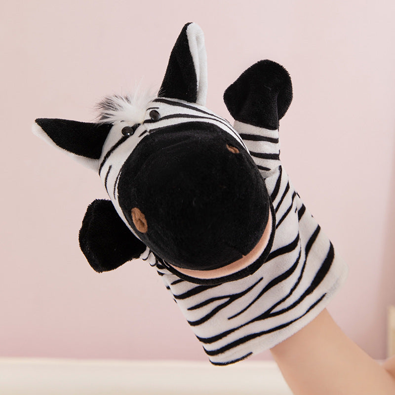 Open-mouthed animal puppets