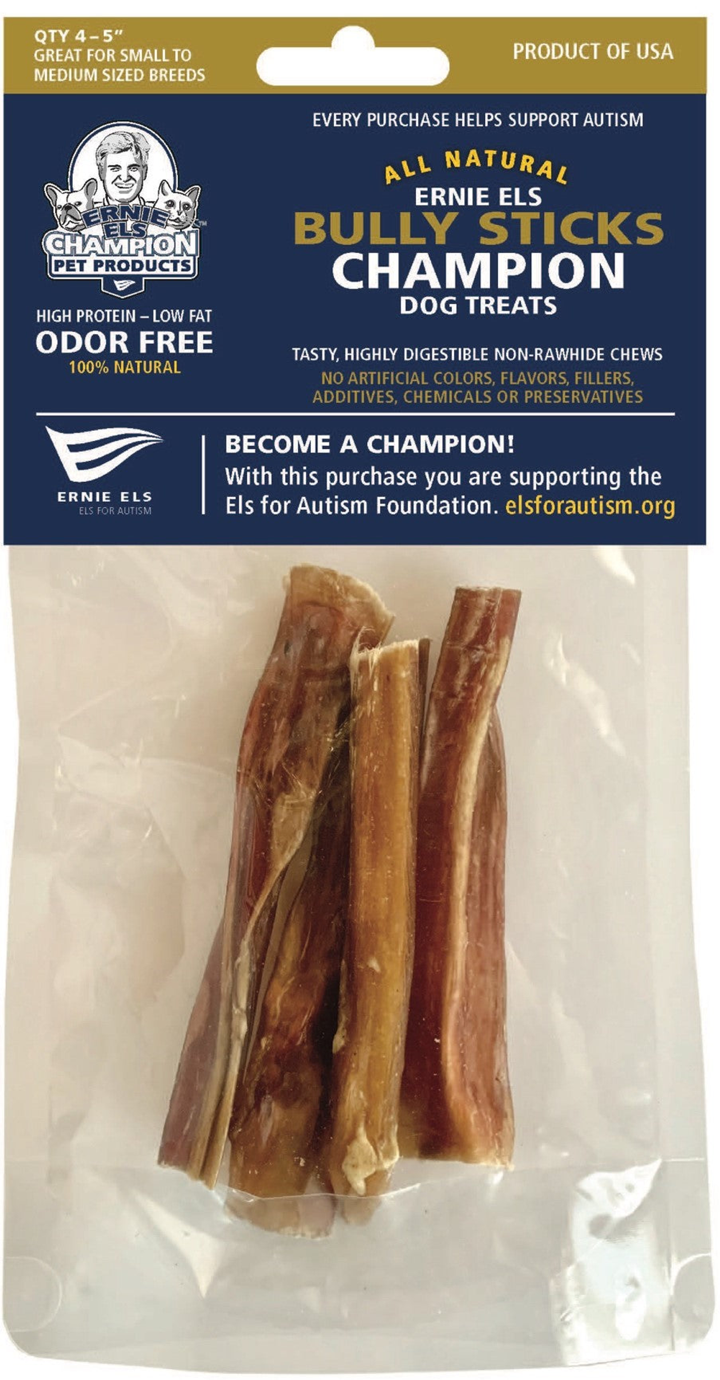 Ernie Els Champion Bully Sticks for Dogs