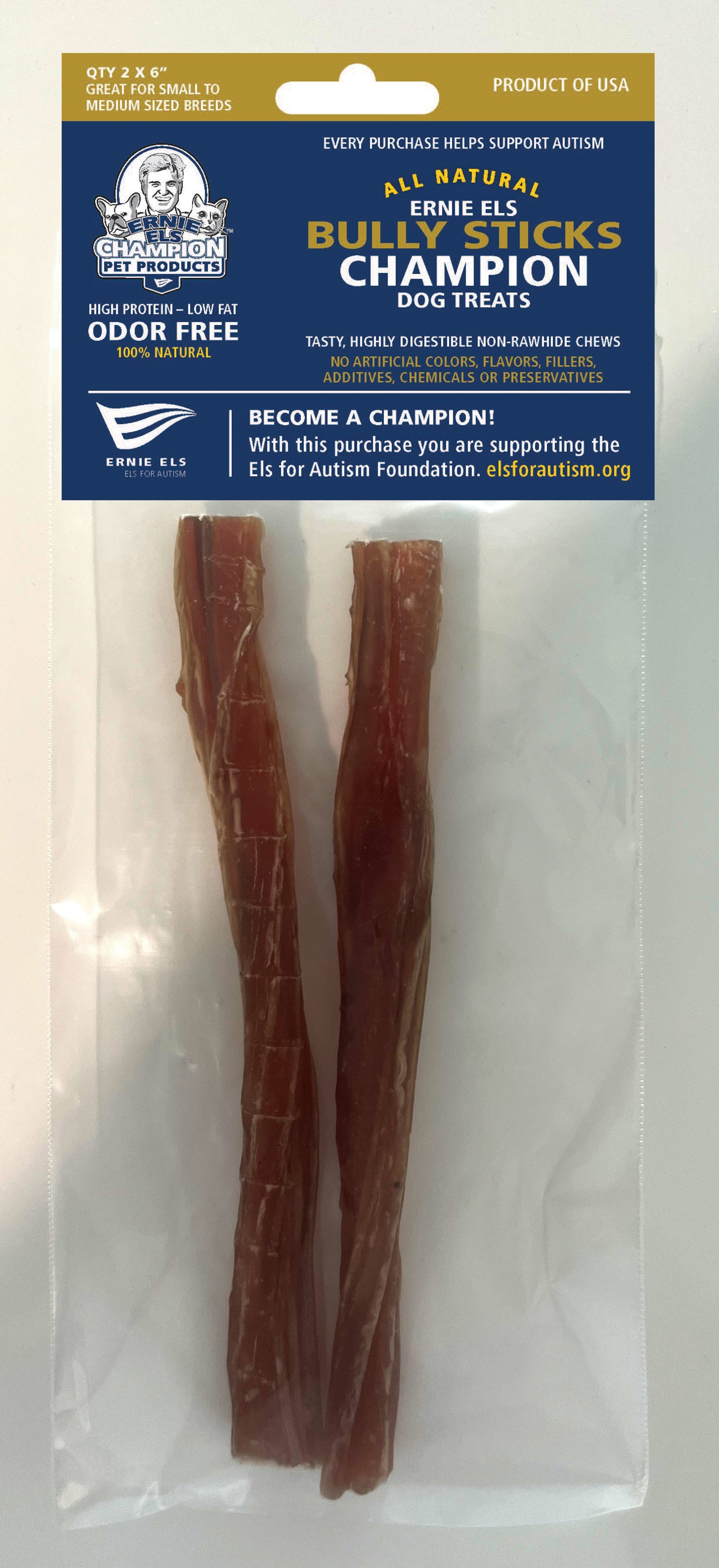 Ernie Els Champion Bully Sticks for Dogs