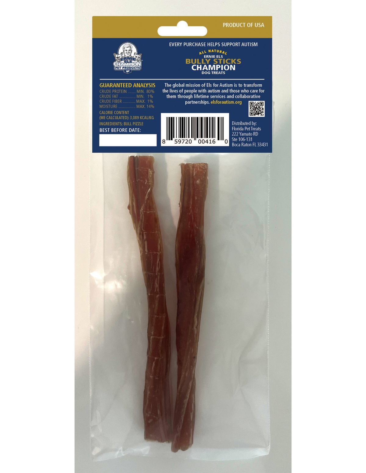 Ernie Els Champion Bully Sticks for Dogs
