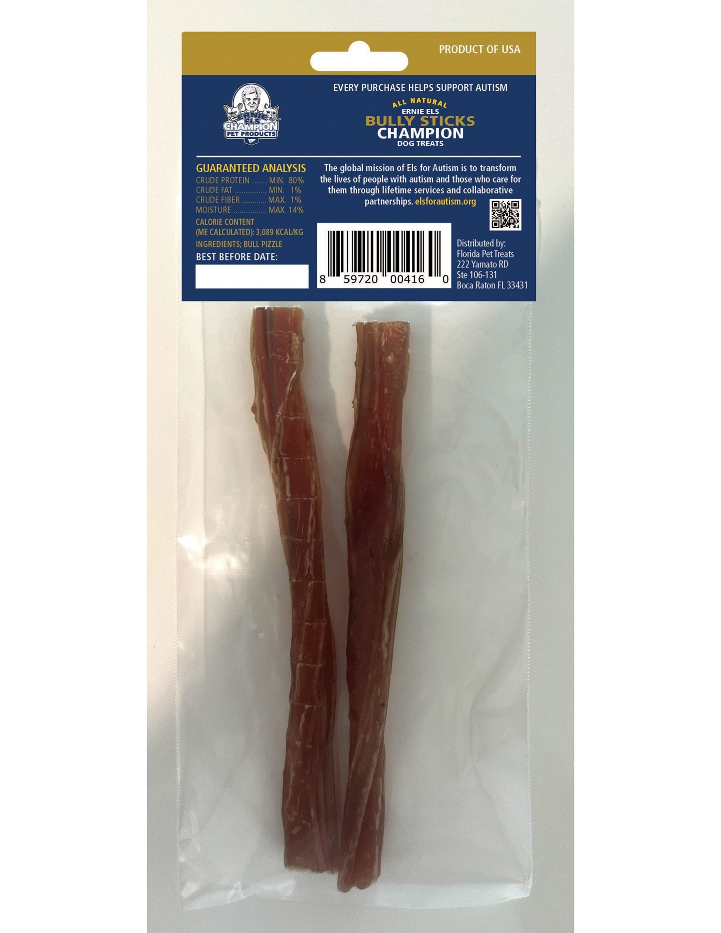 Ernie Els Champion Bully Sticks for Dogs