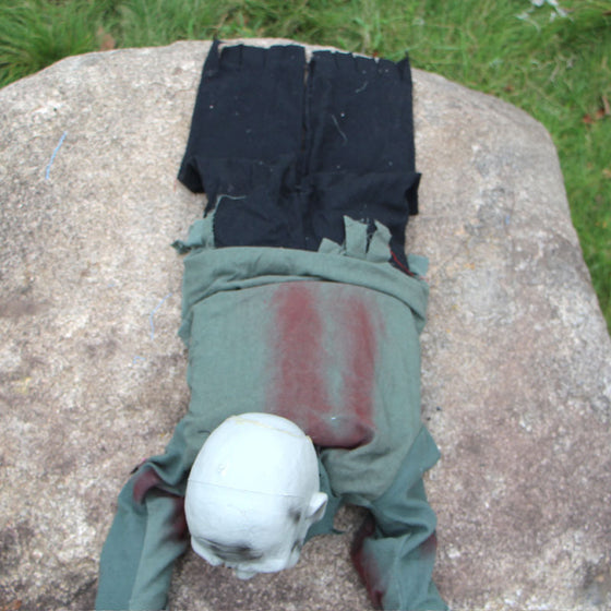 Electric Light Control Crawling Zombie Halloween Prop