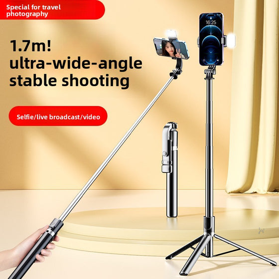 Extended Bluetooth Selfie Stick Phone Tripod 360 Rotation Vlog Stand elec-phone-accessories product image 1