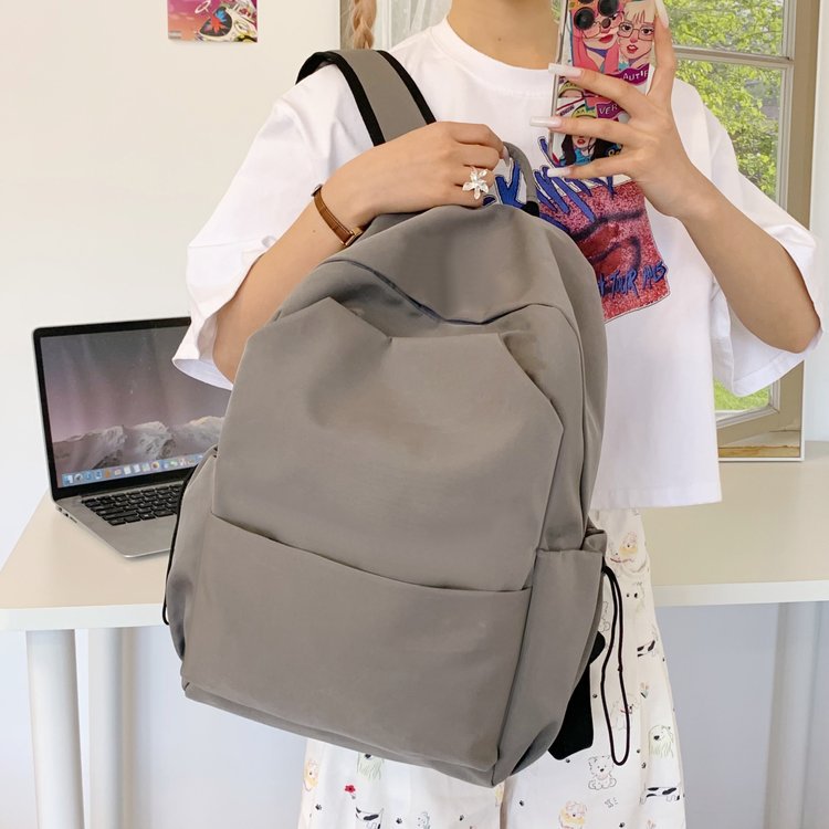 Lightweight Nylon Backpack Large Capacity School Travel Bag