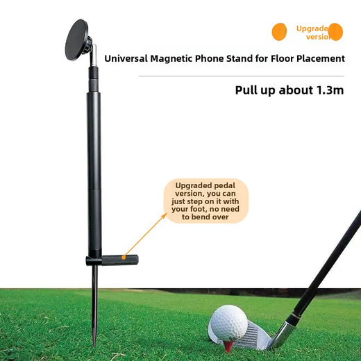 Universal Foot-Operated Phone Stand Tripod with Magsafe