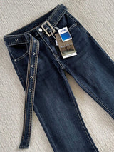 Stretch Low Waist Micro Flare Jeans