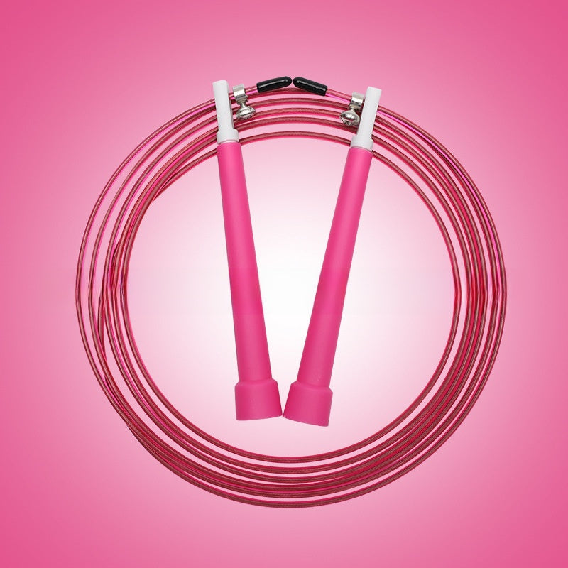 Steel Wire Jump Rope with Plastic Handles
