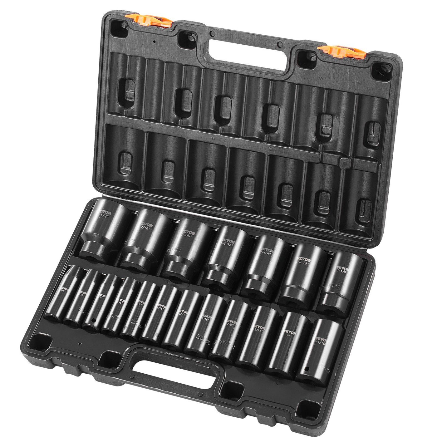 19-Piece Deep Impact Socket Set - product details