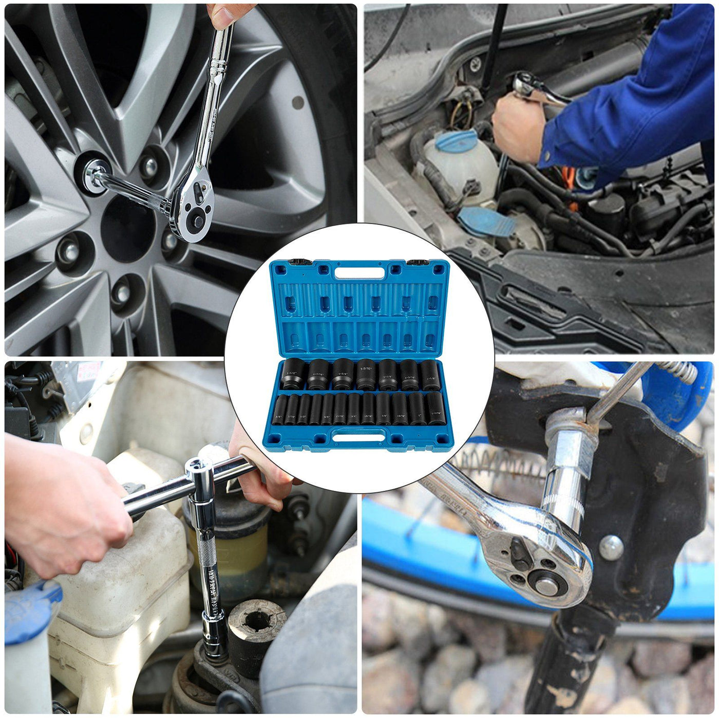 19-Piece Deep Impact Socket Set6