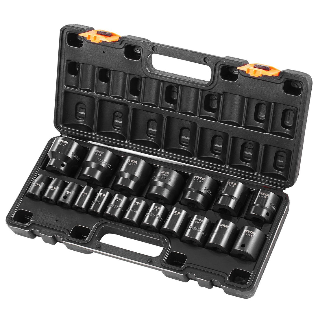 19-Piece Impact Socket Set SAE - product details