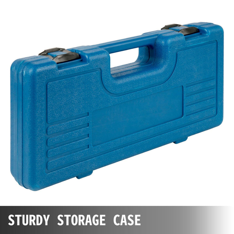 19-piece SAE impact socket set with 6-point hex sockets