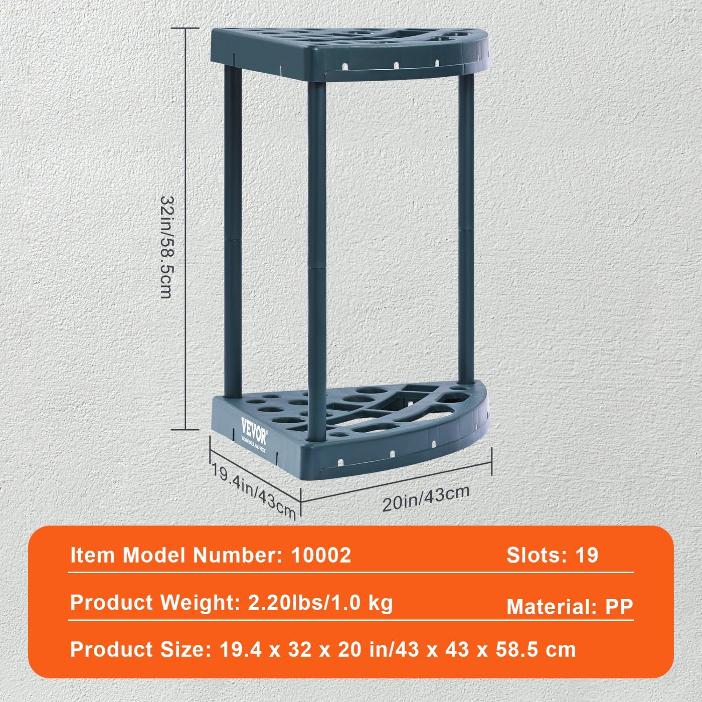 Tool tower standalone in a covered storage area