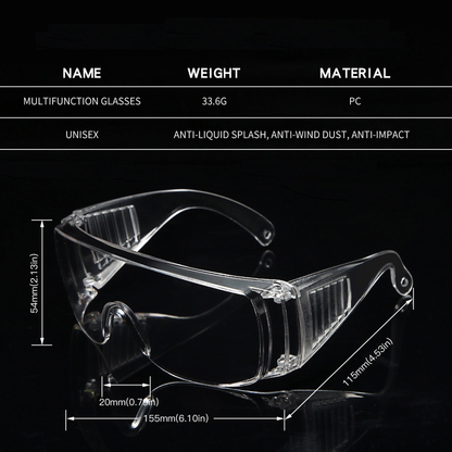 Genesis S2020 Transparent Safety Goggles