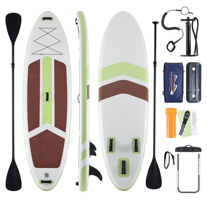 Paddle board rider standing on the SUP