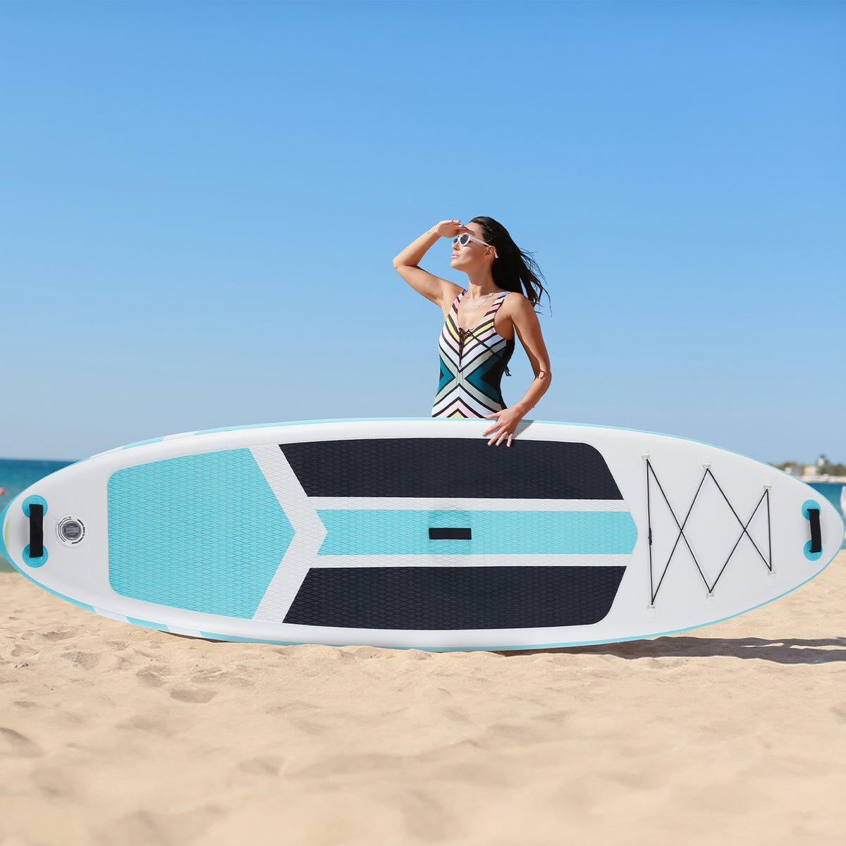 10FT Inflatable Stand Up Paddle Board with Accessories